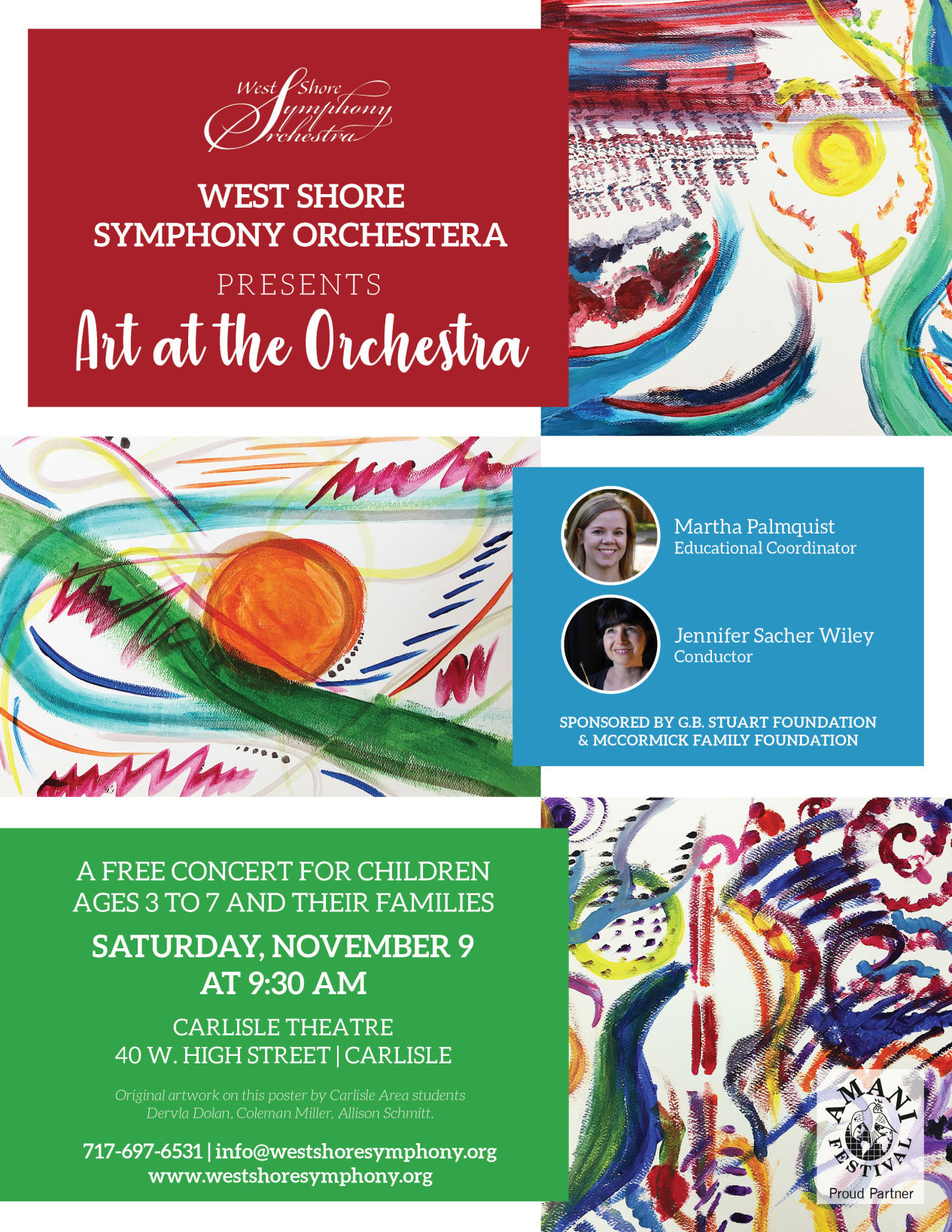 Family concert poster